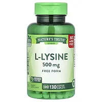 Nature&#x27;s Truth, L-Lysine, 500 mg, 130 Coated Caplets