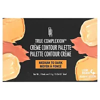 Black Radiance, True Complexion, Creme Contour Palette, 8323 Medium to Dark, 0.26 oz (7.5 g)