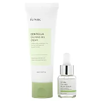 iUNIK, Centella Edition Skin Care Set, Cream &amp; Mini Serum, 2 Piece Set