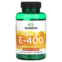 Swanson, Natural Dry E-400, 268 mg (400 IU), 100 Capsules