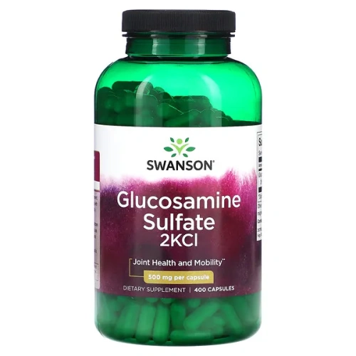 Swanson, Glucosamine Sulfate 2KCI, 500 mg, 400 Capsules