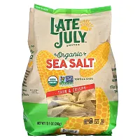 Late July, Organic Tortilla Chips, Thin &amp; Crispy, Sea Salt, 10.1 oz (286 g)