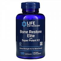 Life Extension, Bone Restore Elite, восстановление костей, 120 капсул