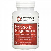 Protocol for Life Balance, Protosorb Magnesium, 90 растительных капсул