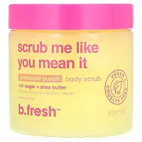 b.fresh, Body Scrub With Sugar &amp; Shea Butter, Pineapple Punch, 16 oz (453 g)