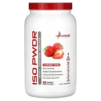 Metabolic Nutrition, ISOpwdr, Whey Protein Isolate, Strawberry Cream, 1.52 lbs (690 g)