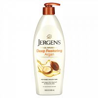 Jergens, Deep Restoring Argan Moisturizer, Oil-Infused, 16.8 fl oz (496 ml)