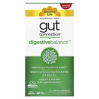 Country Life, Gut Connection® Digestive Balance™, 60 Vegan Capsules