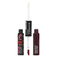 Rimmel London, Provocalips, 16HR Kiss Proof Lip Color, 570 Firecracker, 0.14 fl oz (4 ml) / 0.1 fl oz (3 ml)