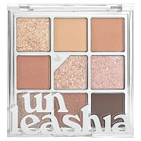 Unleashia, Glitterpedia Eyeshadow Palette, No. 3 All of Coral Pink, 0.233 oz