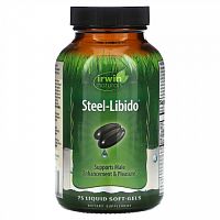 Irwin Naturals, Steel Libido, 75 мягких желатиновых капсул с жидкостью