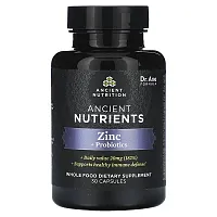 Ancient Nutrition, Zinc + Probiotics, 30 Capsules