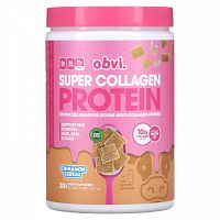 Obvi, Super Collagen Protein, хлопья с корицей, 348 г (12,27 унции)