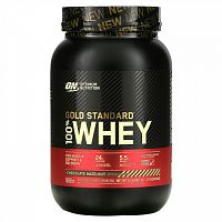 Optimum Nutrition, Gold Standard, 100% сыворотка, со вкусом фундука в шоколаде, 907 г (2 фунта)