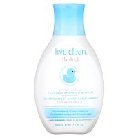 Live Clean, Для детей, мягкое увлажнение, шампунь и гель для душа без слез, 10 унций (300 мл)