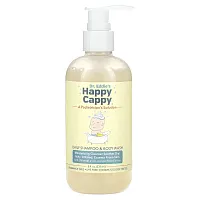 Happy Cappy, Daily Shampoo &amp; Body Wash, Fragrance Free, 8 fl oz (237 ml)