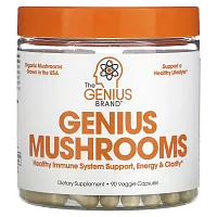 The Genius Brand, Genius Mushrooms, 90 Veggie Capsules