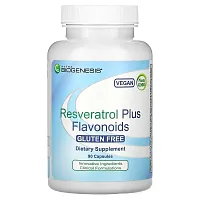 Nutra BioGenesis, Resveratrol Plus Flavonoids, 90 Capsules