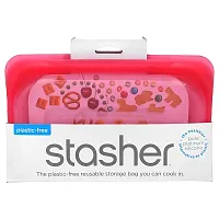 Stasher, Reusable Silicone Storage Bag, Snack Size, 9.9 fl oz (293.5 ml)