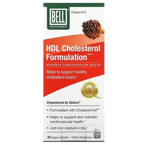 Bell Lifestyle, HDL Cholesterol Formulation , 30 Veggie Capsules