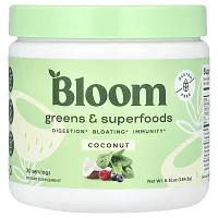 Bloom, Greens &amp; Superfoods, Coconut, 6.51 oz (184.5 g)