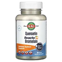 KAL, Quercetin Reacta-C Bromelain, 60 Tablets