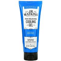 J R Watkins, Pain Relieving Cooling Gel, Natural Menthol, 3.3 oz (93 g)