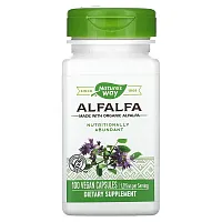 Nature&#x27;s Way, Alfalfa, 1,215 mg, 100 Vegan Capsules (405 mg per Capsule)