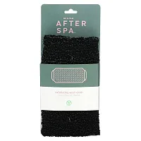 AfterSpa, Exfoliating Wash Cloth, Black, 1 Wash Cloth