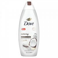 Dove, восстанавливающий гель для душа, кокос и какао-масло, 591 мл (20 жидк. унций)