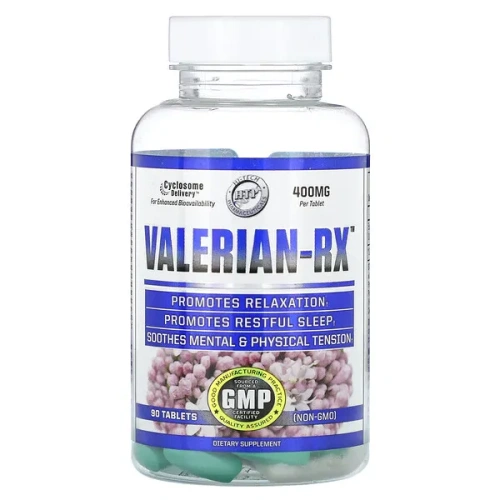 Hi Tech Pharmaceuticals, Valerian-RX, 400 mg, 90 Tablets