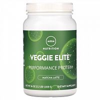 MRM Nutrition,  Veggie Elite Performance Protein, латте матча, 1020 г (2,2 фунта)