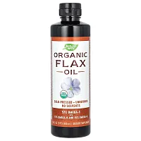 Nature&#x27;s Way, Organic Flax Oil, 16 fl oz (480 ml)