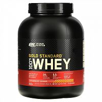 Optimum Nutrition, Gold Standard 100% Whey, сыворотка со вкусом клубники и банана, 2,27 кг (5 фунтов)