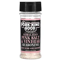 Pork King Good, Himalayan Pink Salt &amp; Vinegar Seasoning , 4.5 oz (127.5 g)