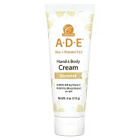 Carlson, A-D-E, Hand &amp; Body Cream, Unscented, 4 oz (113 g)