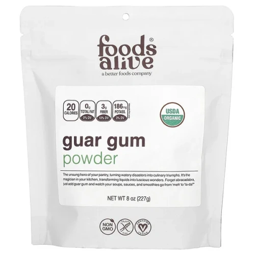 Foods Alive, Guar Gum Powder, 8 oz (227 g)