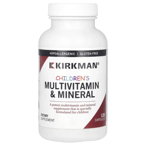 Kirkman Labs, Children&#x27;s Multivitamin &amp; Mineral, 120 Capsules