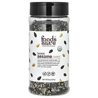 Foods Alive, Organic Tuxedo Sesame Seed Shaker Jar, 8 oz (227 g)