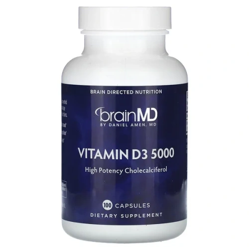 BrainMD, Vitamin D3 5000, 100 Capsules