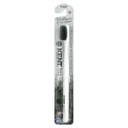 Kent, Ultra Soft Toothbrush, White, 1 Toothbrush