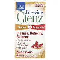 BodyGold, Parazide Clenz, 60 Tablets