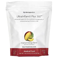 Metagenics, UltraInflamX Plus 360°, Tropical Mango, 1 lb 5.23 oz (602 g)