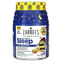 Zarbee&#x27;s, Children&#x27;s Sleep with Melatonin Gummies, 3+ Years, Natural Watermelon, 60 Gummies