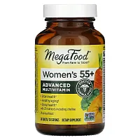 MegaFood, Women&#x27;s 55+, Advanced Multivitamin, 60 Tablets