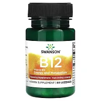 Swanson, Vitamin B12, 60 Lozenges