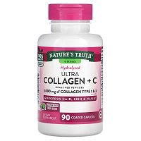 Nature's Truth, Ultra Collagen + C, 3000 мг, 90 капсул, покрытых оболочкой