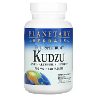 Planetary Herbals, Full Spectrum Kudzu, 750 mg, 120 Tablets