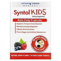 Arthur Andrew Medical, Syntol Kids, Kids Daily Probiotic, Natural Berry, 30 Single Serve Packets