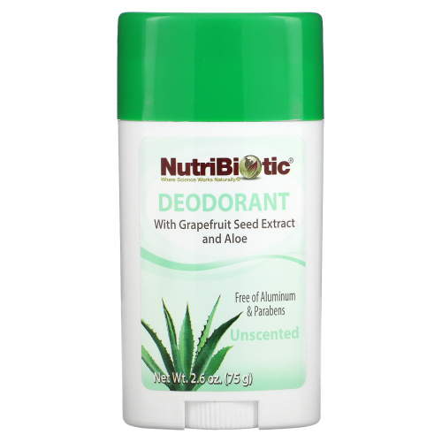 NutriBiotic, дезодорант, без запаха, 75 г (2,6 унции)